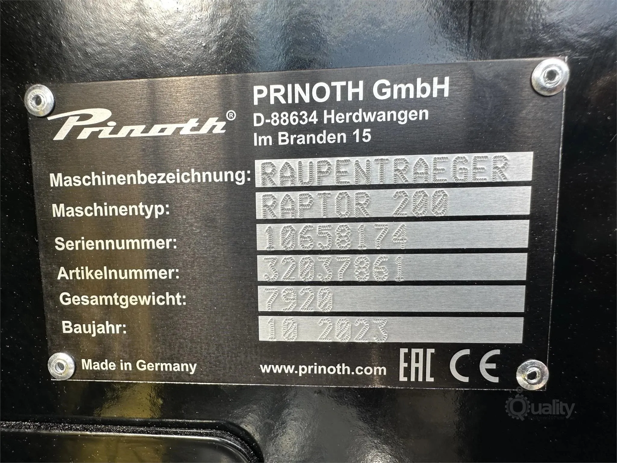 2024 Prinoth Raptor 200 | 190 HP | Track Mulcher