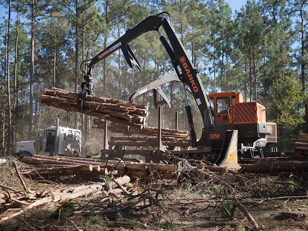 2025 Barko 595B Trailer Log Loader | 173HP Cummins Engine Power