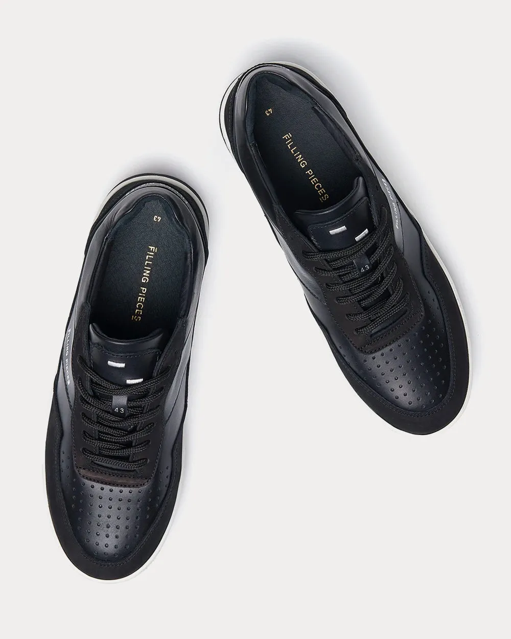 Ace Spin Black Low Top Sneakers