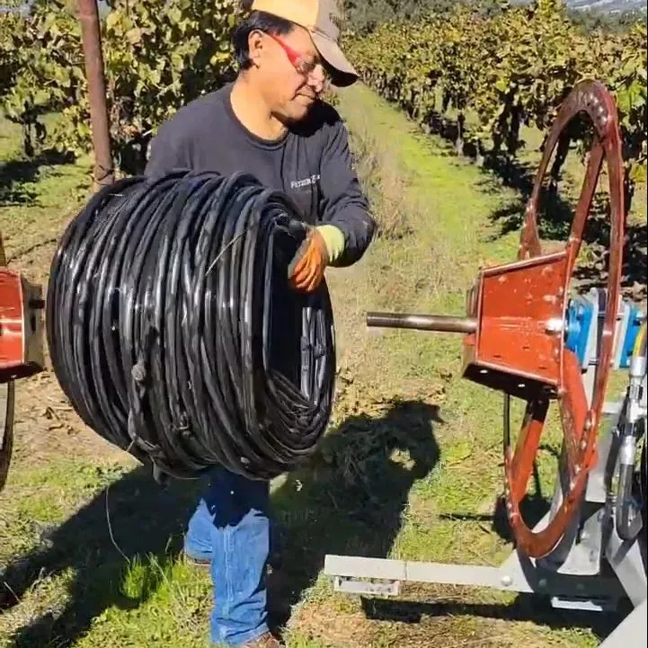 Agrishield Hydraulic 3pt. Universal Winder | Tape/Tube & Wire Winder | For Skid Steer & Tractors