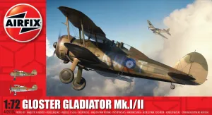 Airfix 1:72 Gloster Gladiator Mk.I/Ii Model Kit