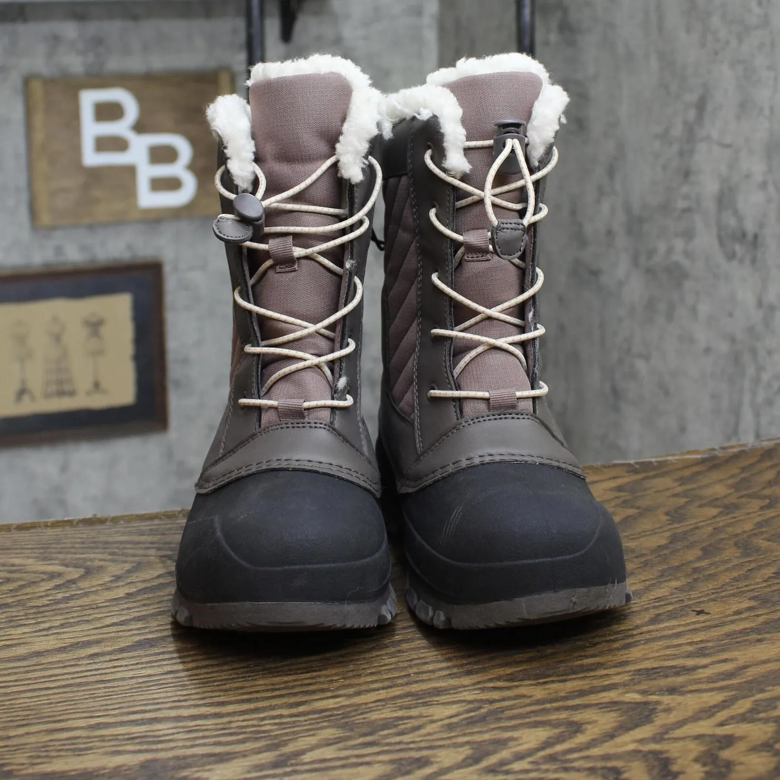 All In Motion Girls Skylar Winter Boots 88236452 Blush Brown Black 4