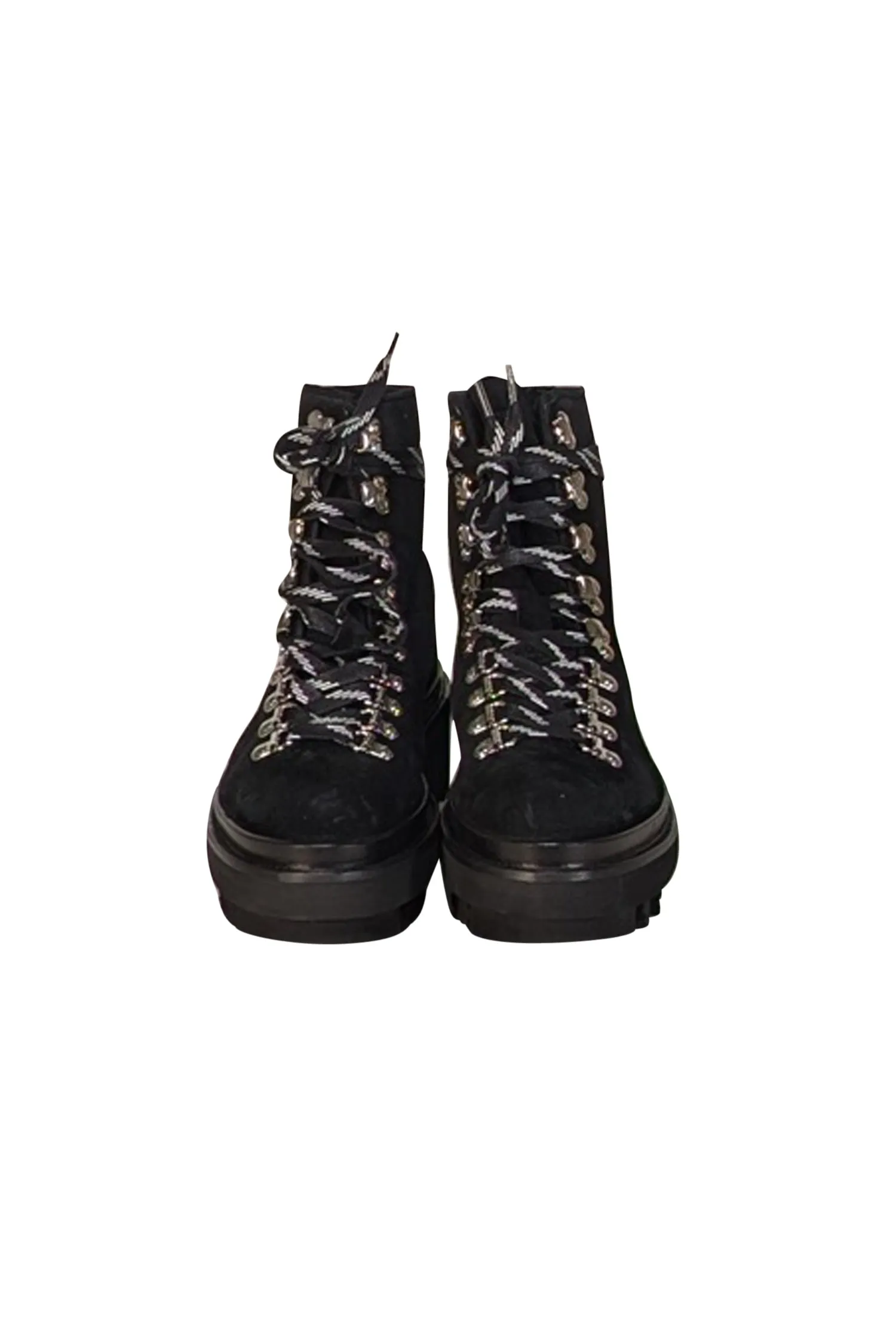 All Saints - Black "Wanda" Shearling Booties Sz 8