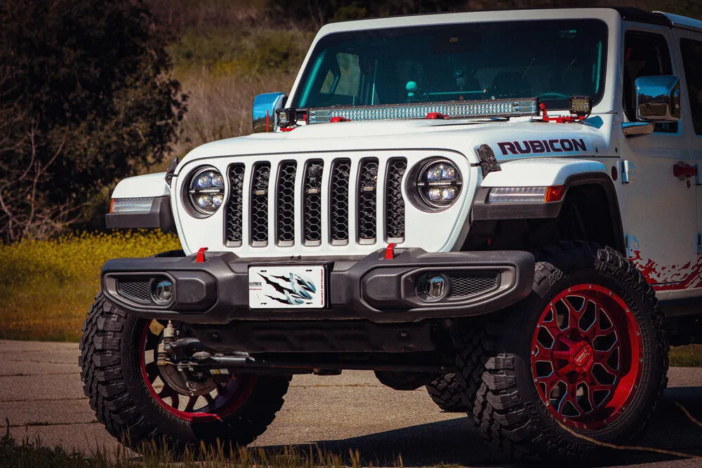 AlphaRex NOVA Series LED Projector Headlights - Jeep Wrangler/Gladiator 18-24
