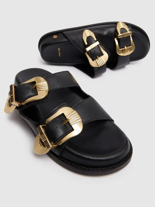 ANINE BING   10mm Waylon leather sandals 