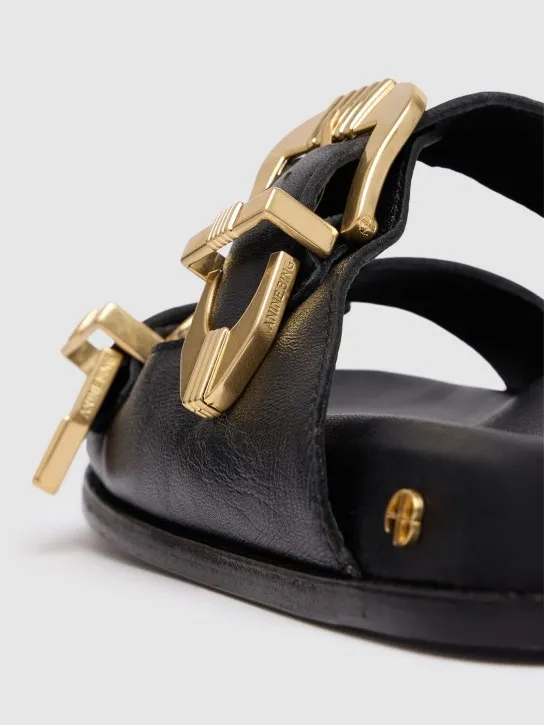 ANINE BING   10mm Waylon leather sandals 