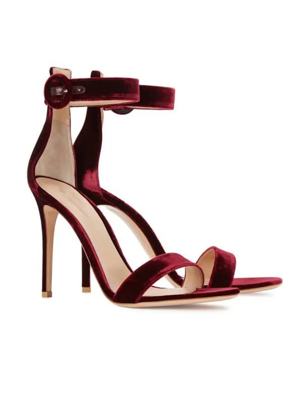 Ankle Strap Buckles Stiletto Sandal