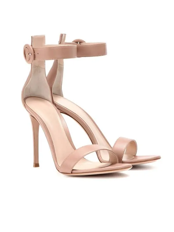 Ankle Strap Buckles Stiletto Sandal