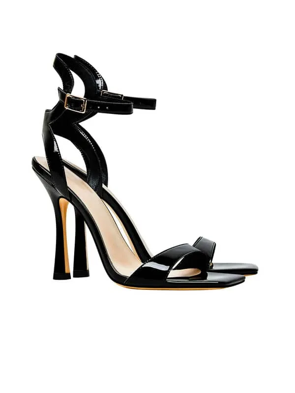 Ankle Strap Square Toe&Sandals