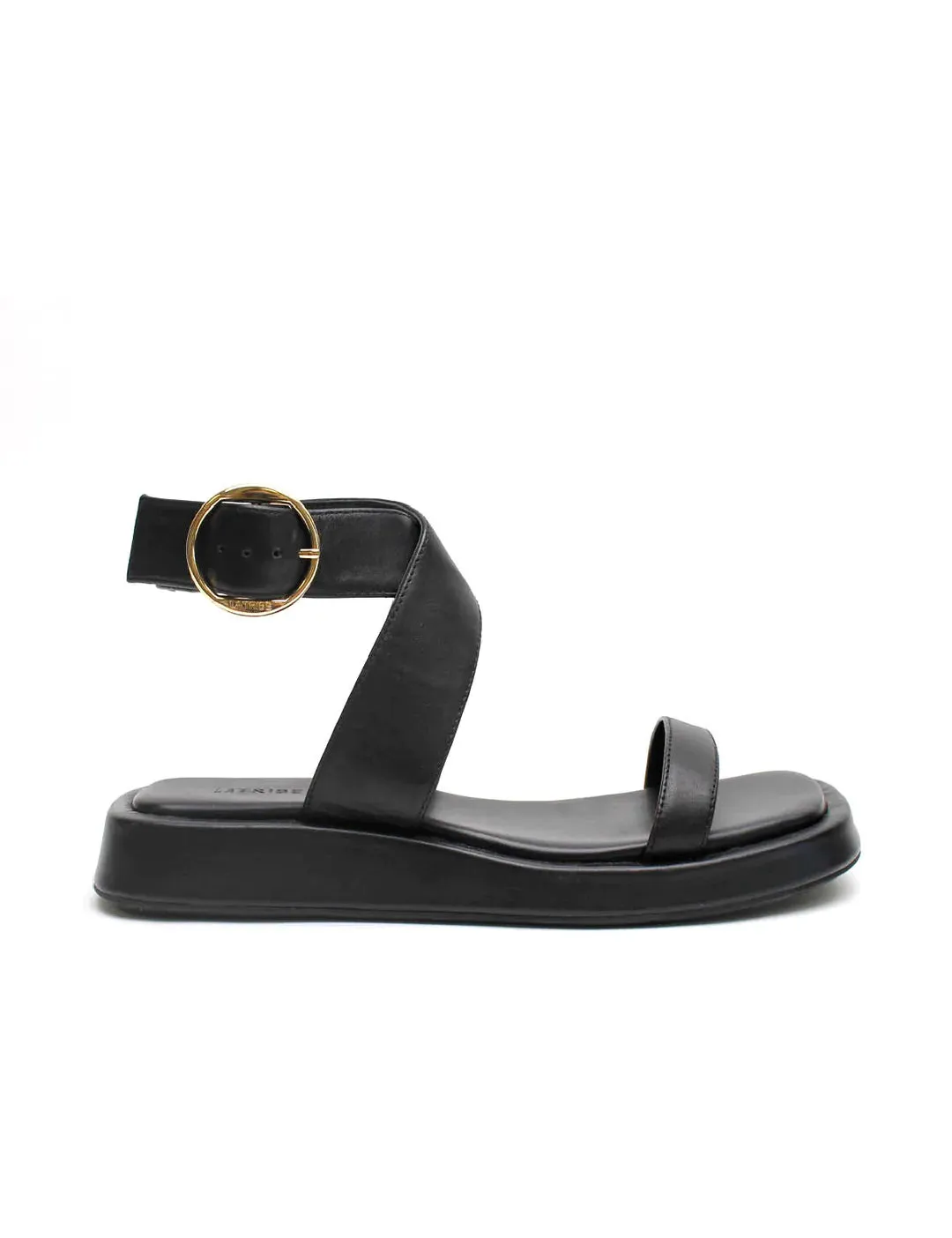 Ankle Wrap Sandal | Black