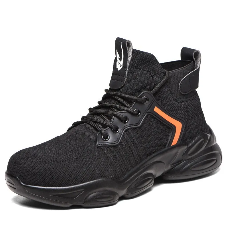 Anti-smashing Men Safety Shoes Indestructible Work Shoes Puncture-Proof Work Sneakers Male Steel Toe Shoes Work Safety Boots