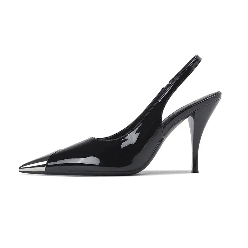 arwen & ajh group  مجموعة اروين New Women Spring Summer High Heels Stilettos Female Ankle Strap Slingbacks Sandals Sexy Party Office Lady Banquet Shoes