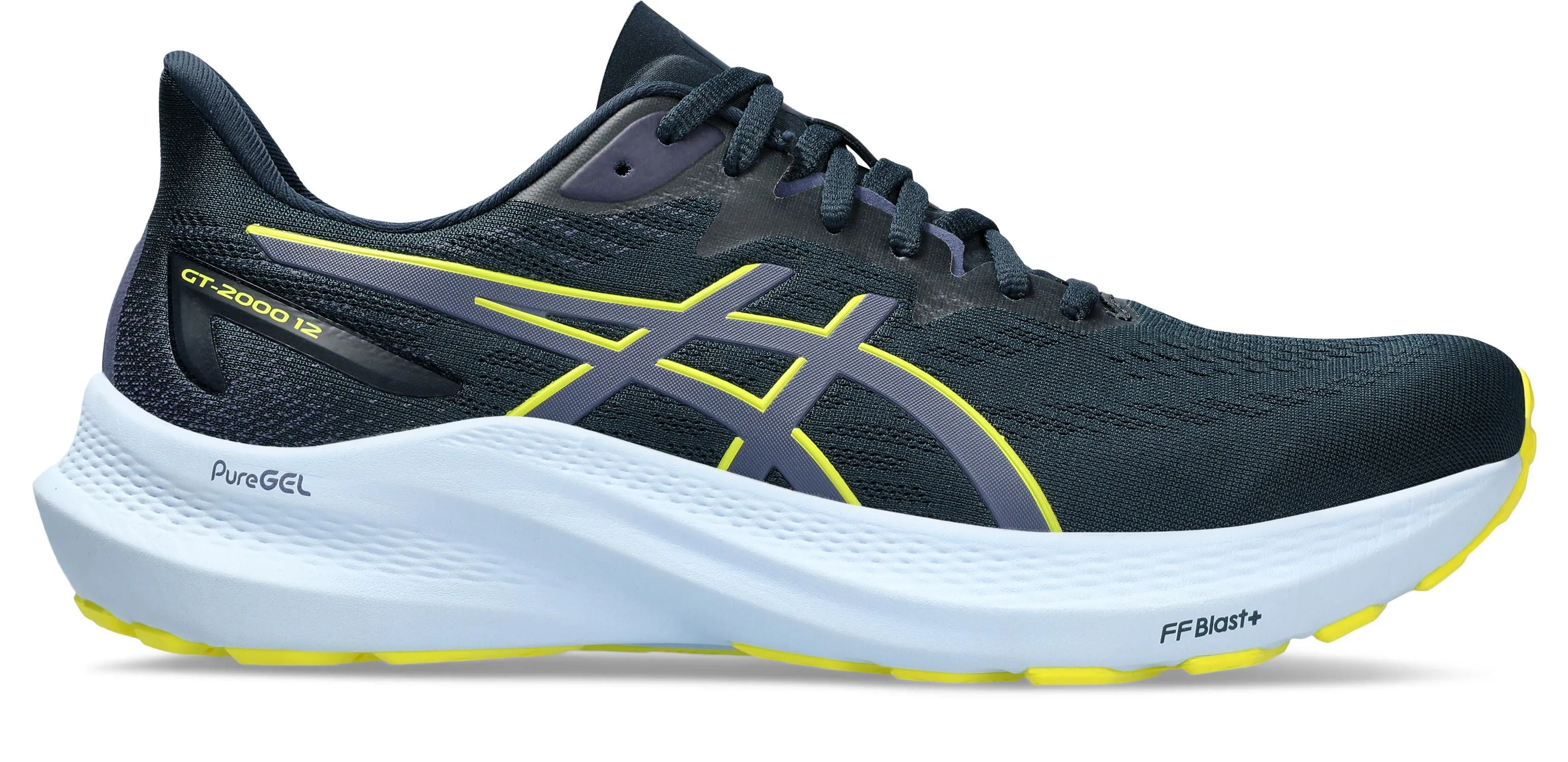 ASICS GT-2000 12 EXTRA WIDE（Men's） FRENCH BLUE/BRIGHT YELLOW