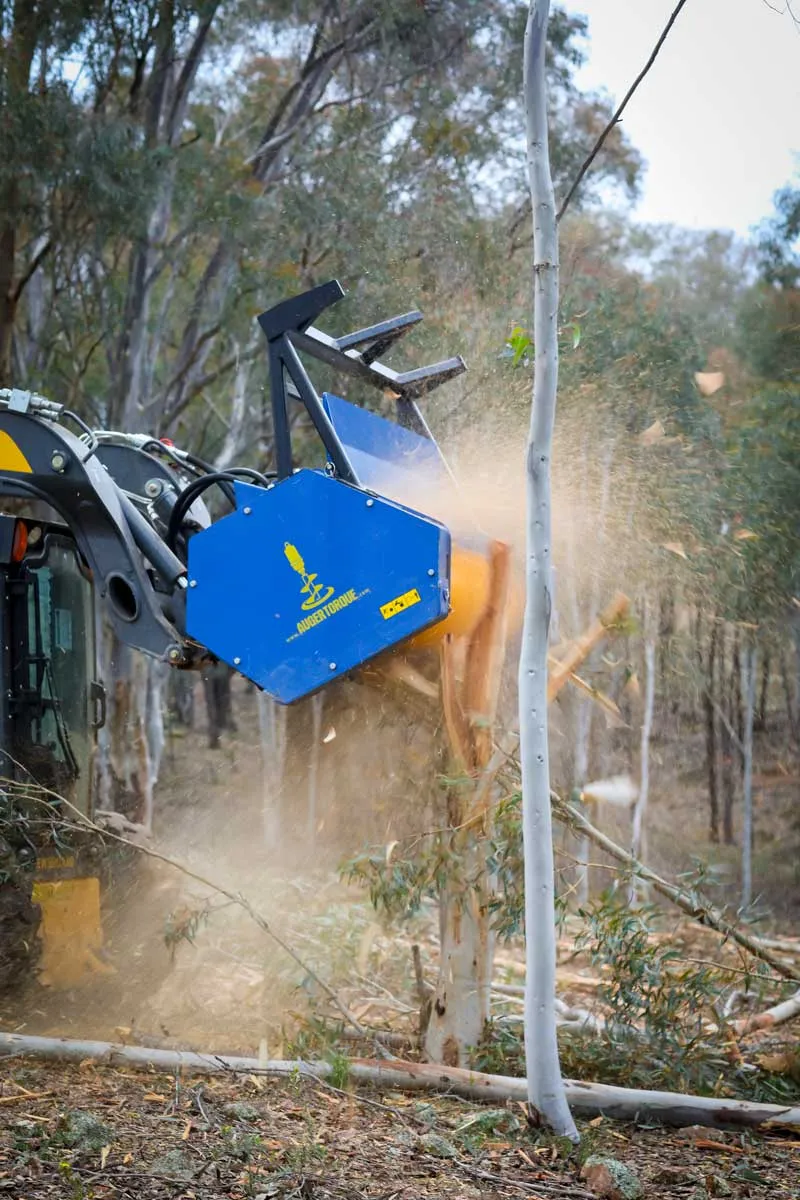 Auger Torque VM40 & VM60 Variable Mulchers With Cutting Teeth For Skid Steer