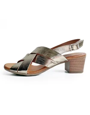 Ayten Heel Sandals Pewter