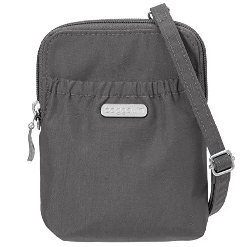 Baggallini Bryant Smartphone Pouch, Charcoal, One Size