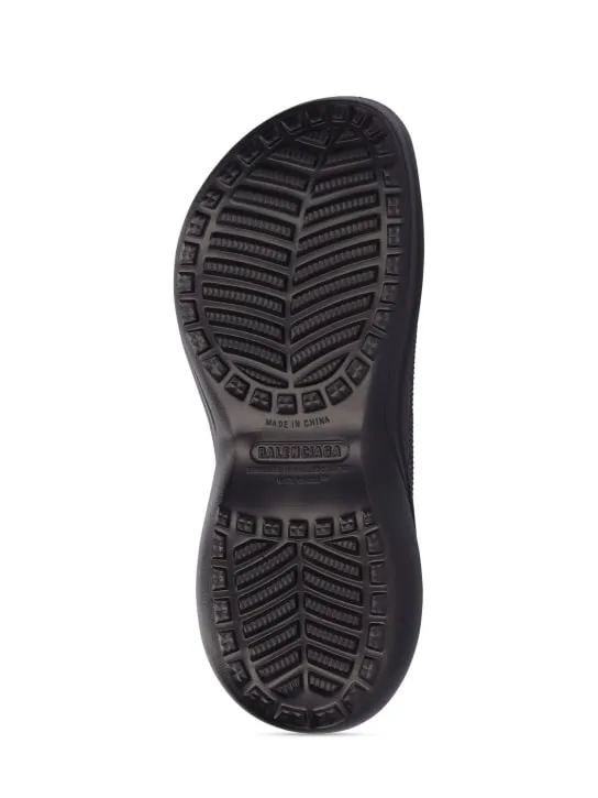 Balenciaga   Crocs rubber sandals 