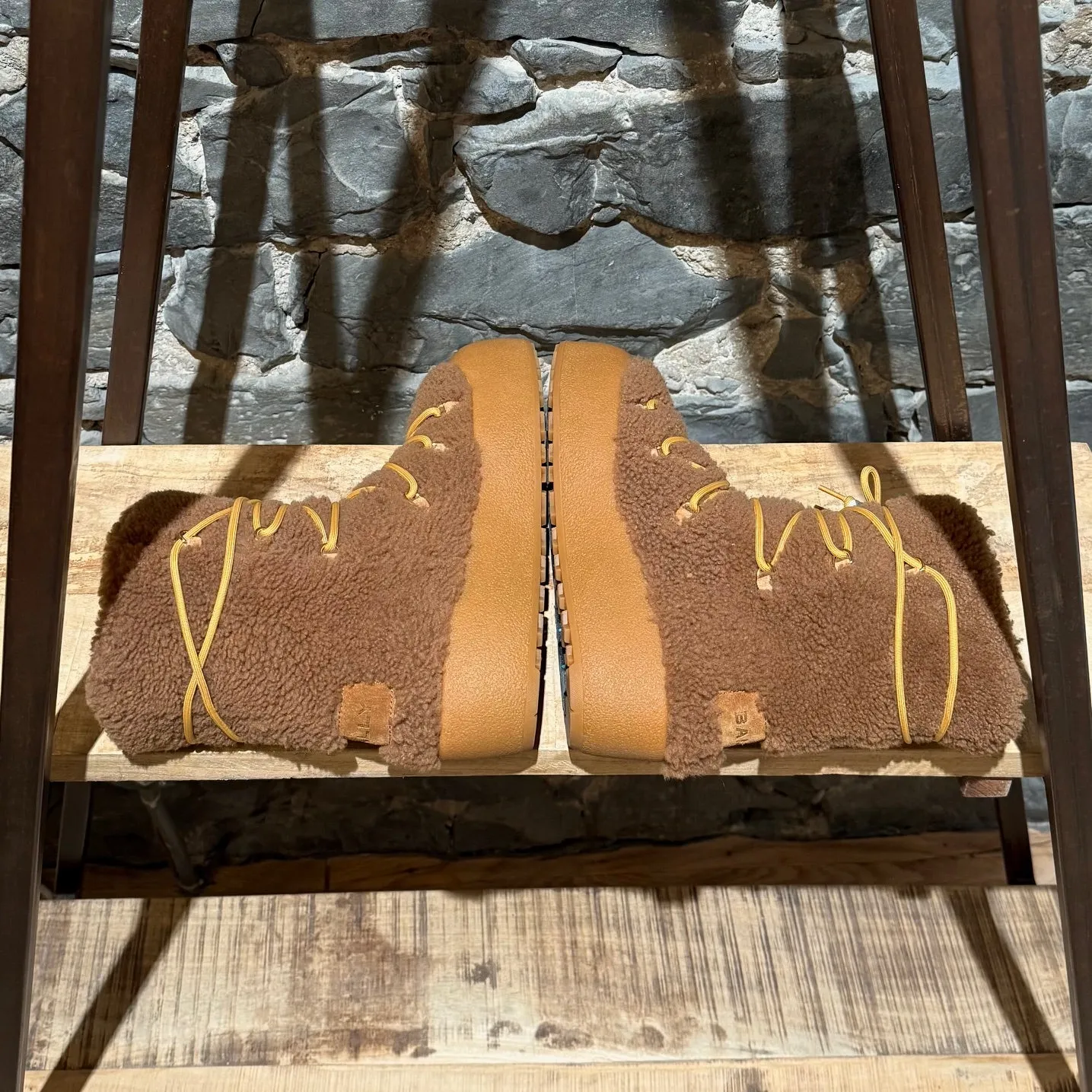 Bally FW22 Tan Corviglia Shearling Boots