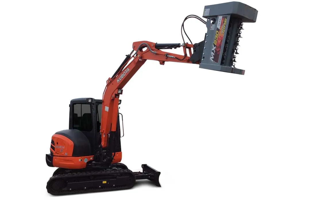 Baumalight Flail Mower Excavator | Model MX230 | 30" Cutting Width | 4,000LBS-9,000LBS | For Excavator