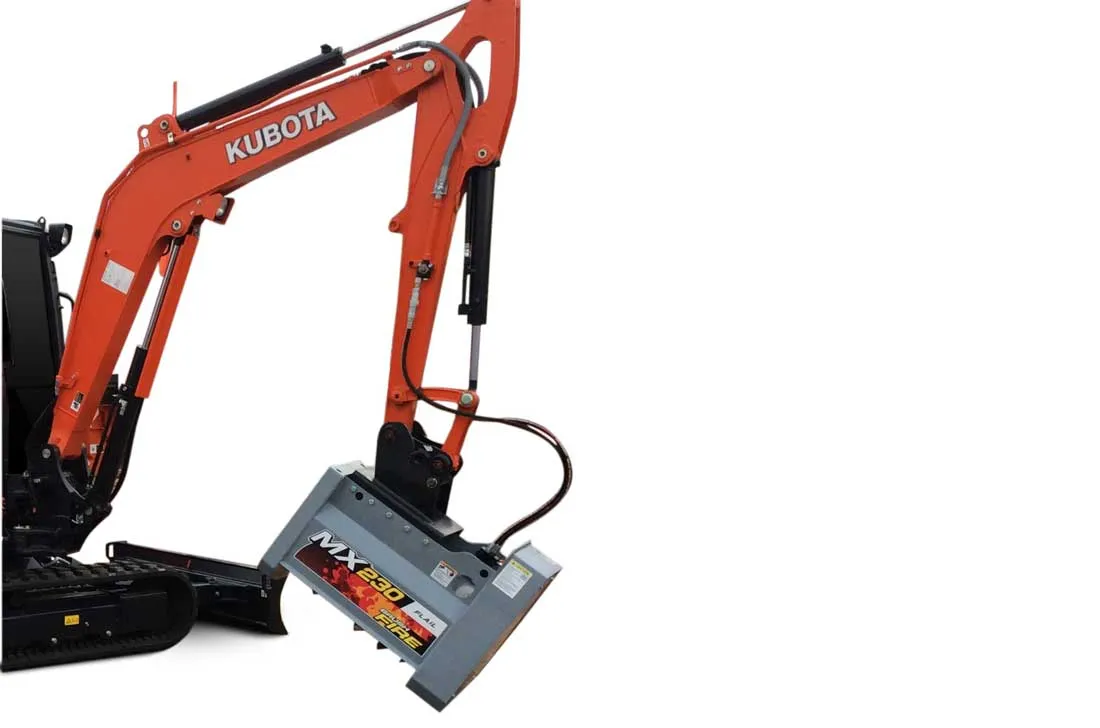 Baumalight Flail Mower Excavator | Model MX230 | 30" Cutting Width | 4,000LBS-9,000LBS | For Excavator