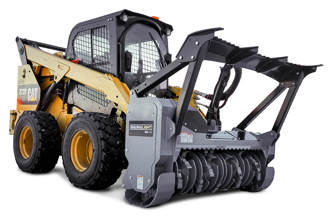 Baumalight Heavy Duty Fixed Tooth Mulcher | Model 960/MS1160 | 60" Cutting Width | For Skid Steer