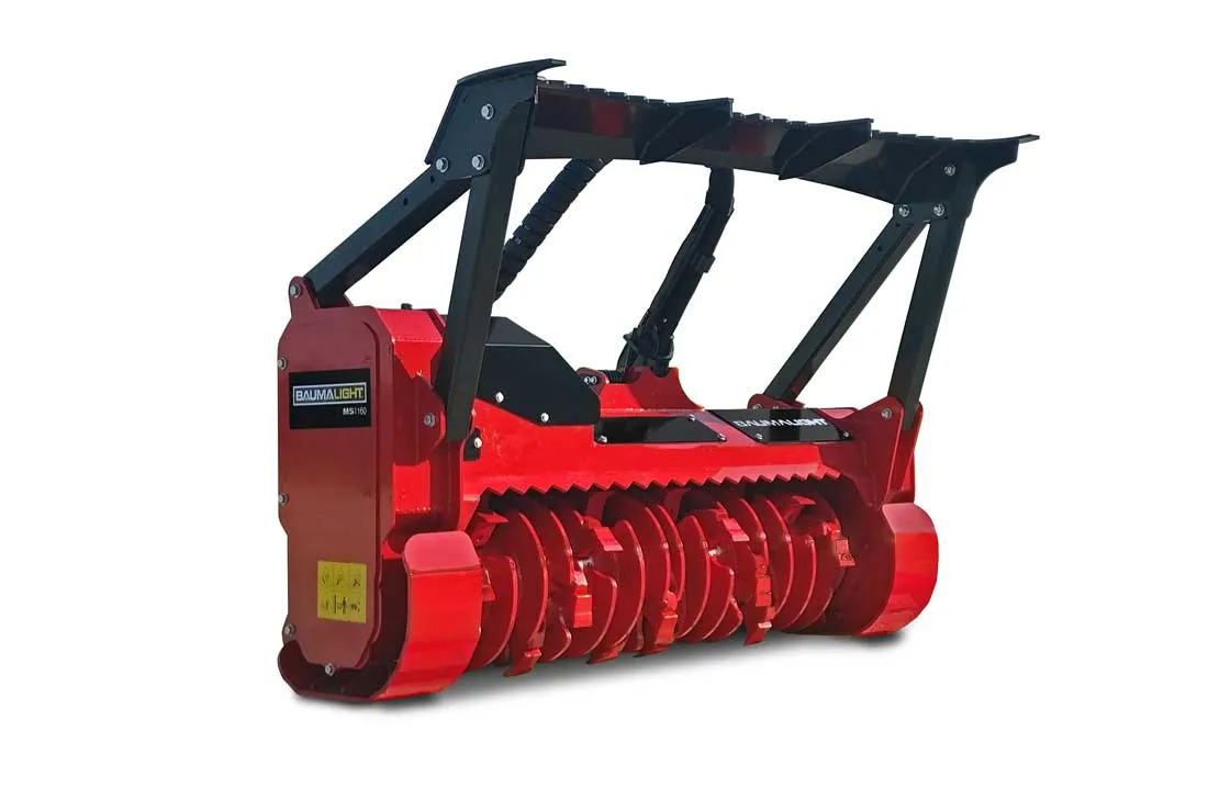 Baumalight Heavy Duty Fixed Tooth Mulcher | Model 960/MS1160 | 60" Cutting Width | For Skid Steer