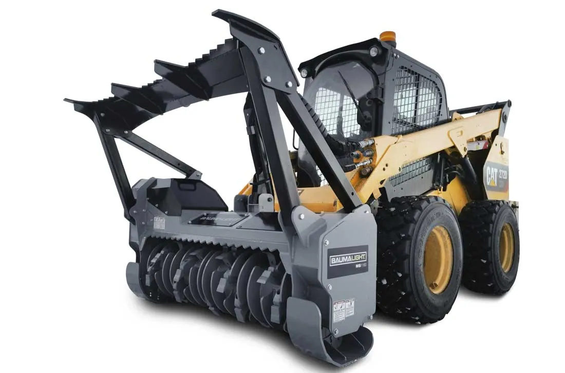 Baumalight Heavy Duty Fixed Tooth Mulcher | Model 960/MS1160 | 60" Cutting Width | For Skid Steer