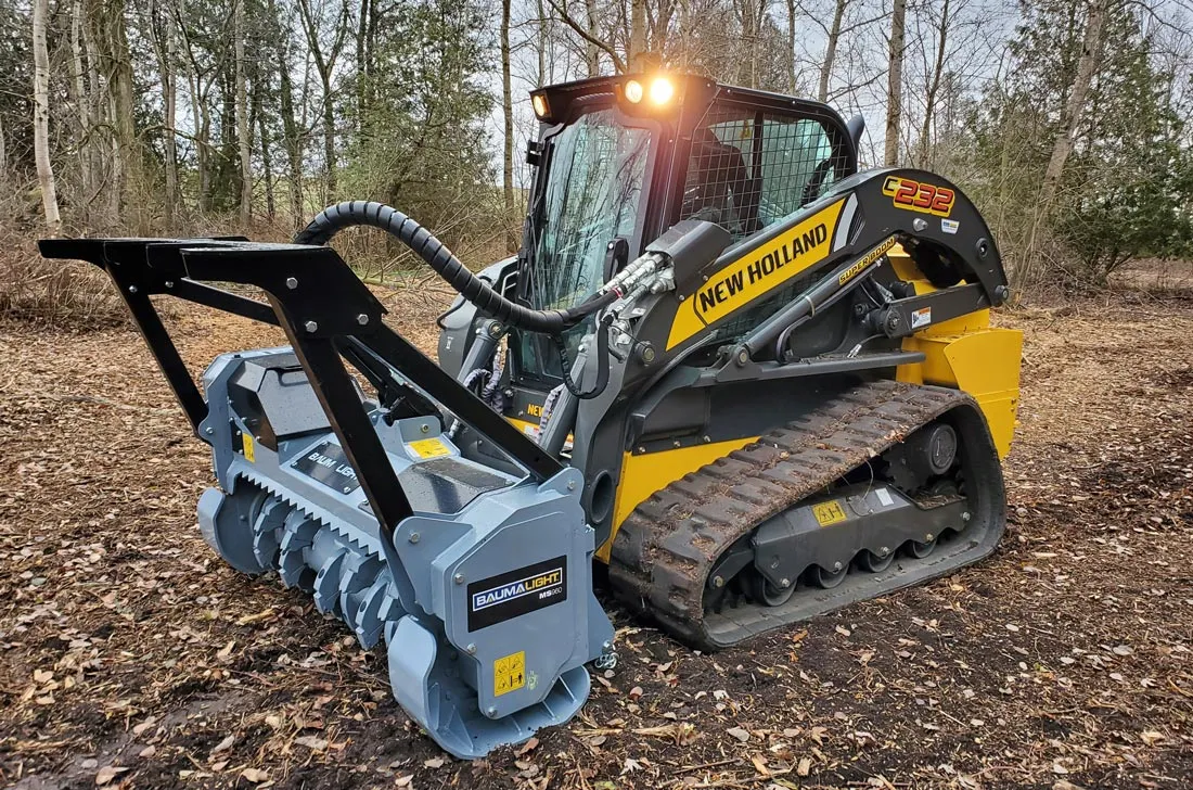 Baumalight Heavy Duty Fixed Tooth Mulcher | Model 960/MS1160 | 60" Cutting Width | For Skid Steer
