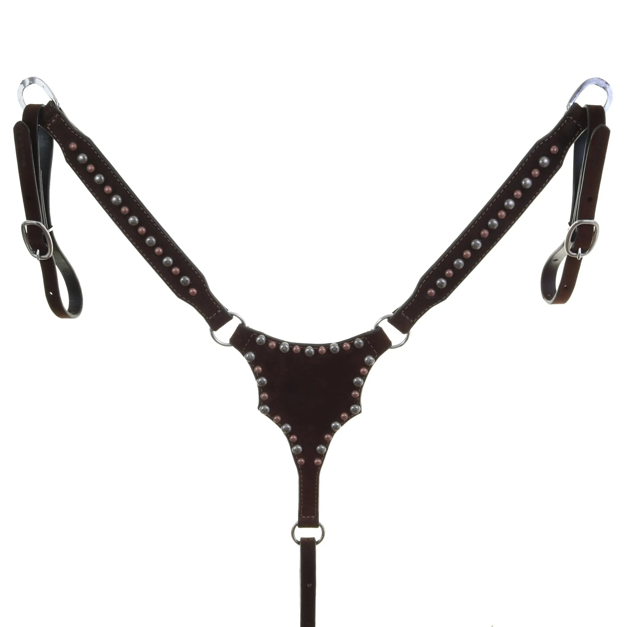 BC1129 - Brown Roughout Breast Collar