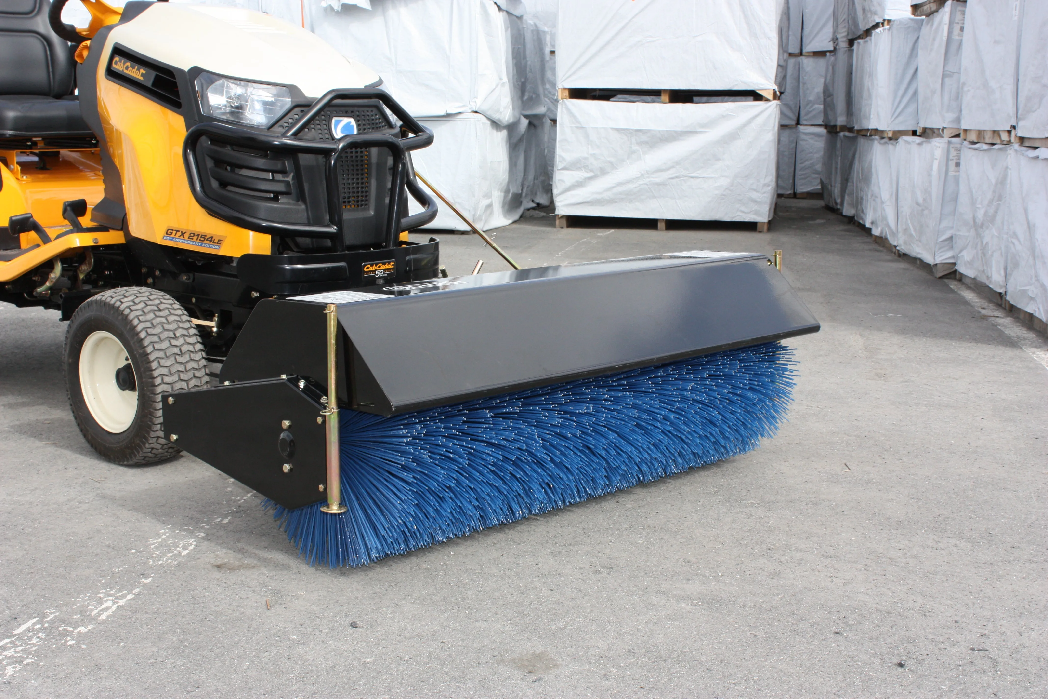 Bercomac 48" Rotary Broom For Lawn & Garden Tractors | 13-28HP | For Tractors