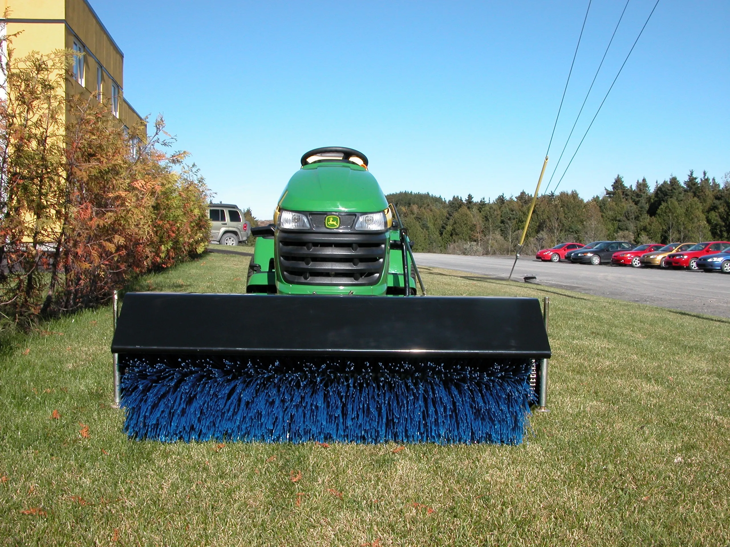 Bercomac 48" Rotary Broom For Lawn & Garden Tractors | 13-28HP | For Tractors