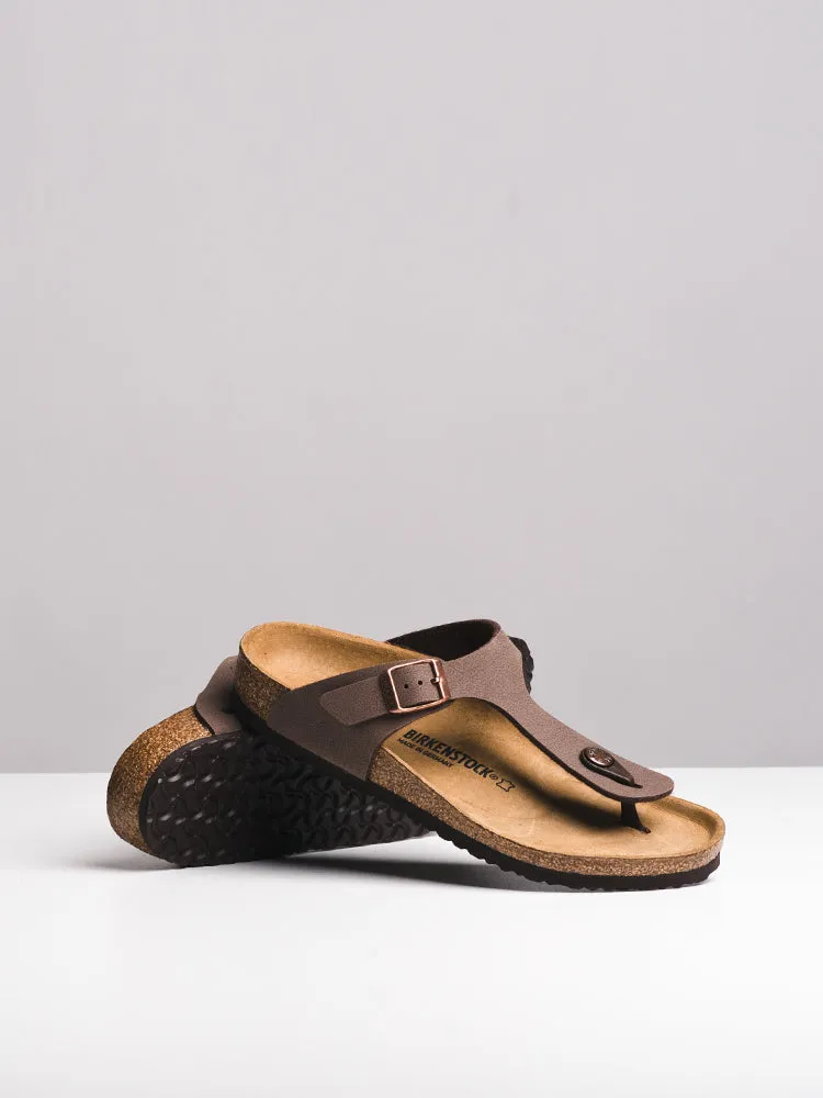 BIRKENSTOCK KIDS GIZEH MOCHA SANDALS - MEDIUM/NARROW FIT - CLEARANCE