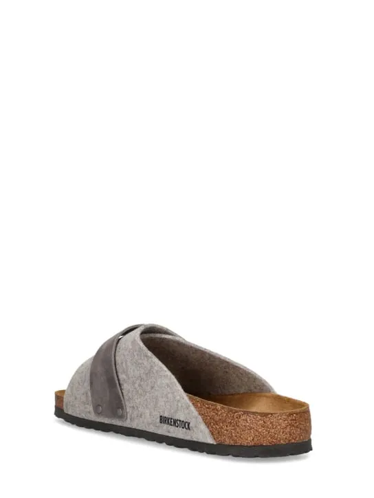 BIRKENSTOCK   Kyoto wool felt sandals 