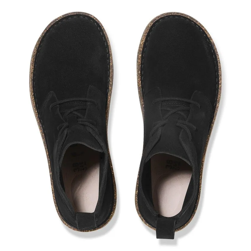 Birkenstock Uppsala Mid Suede Shearling Black Women's