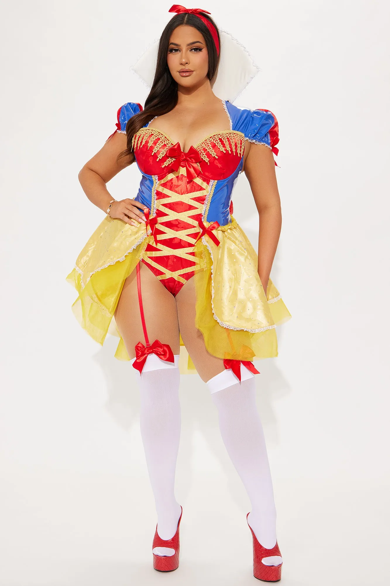 Bite Of The Apple Princess 4 Piece Costume Set - Multi Color