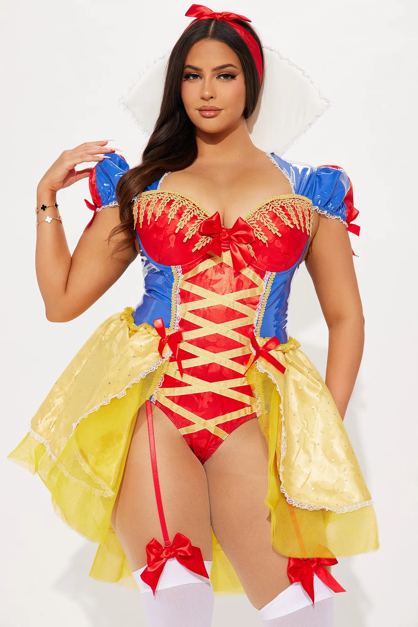 Bite Of The Apple Princess 4 Piece Costume Set - Multi Color