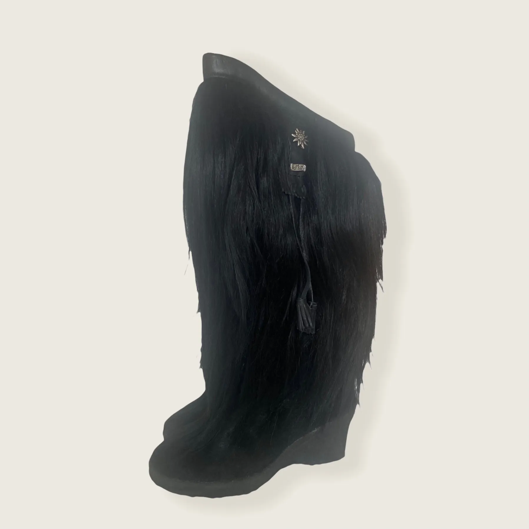 Black Goat Boots