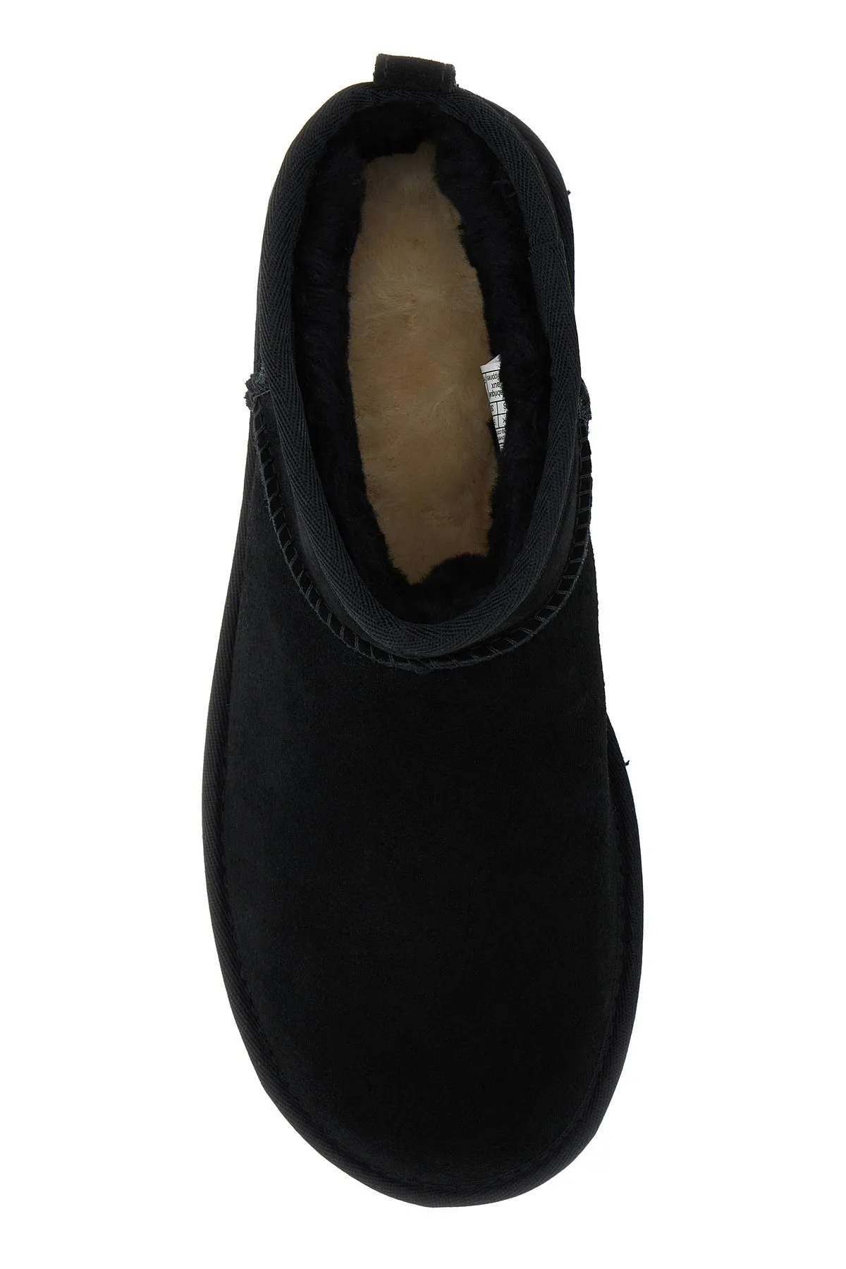 Black suede Classic Ultra Mini Platform ankle boots