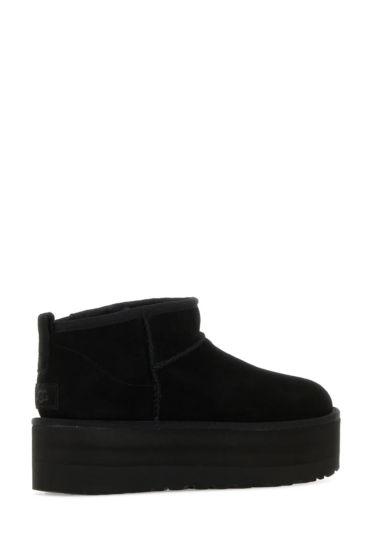 Black suede Classic Ultra Mini Platform ankle boots