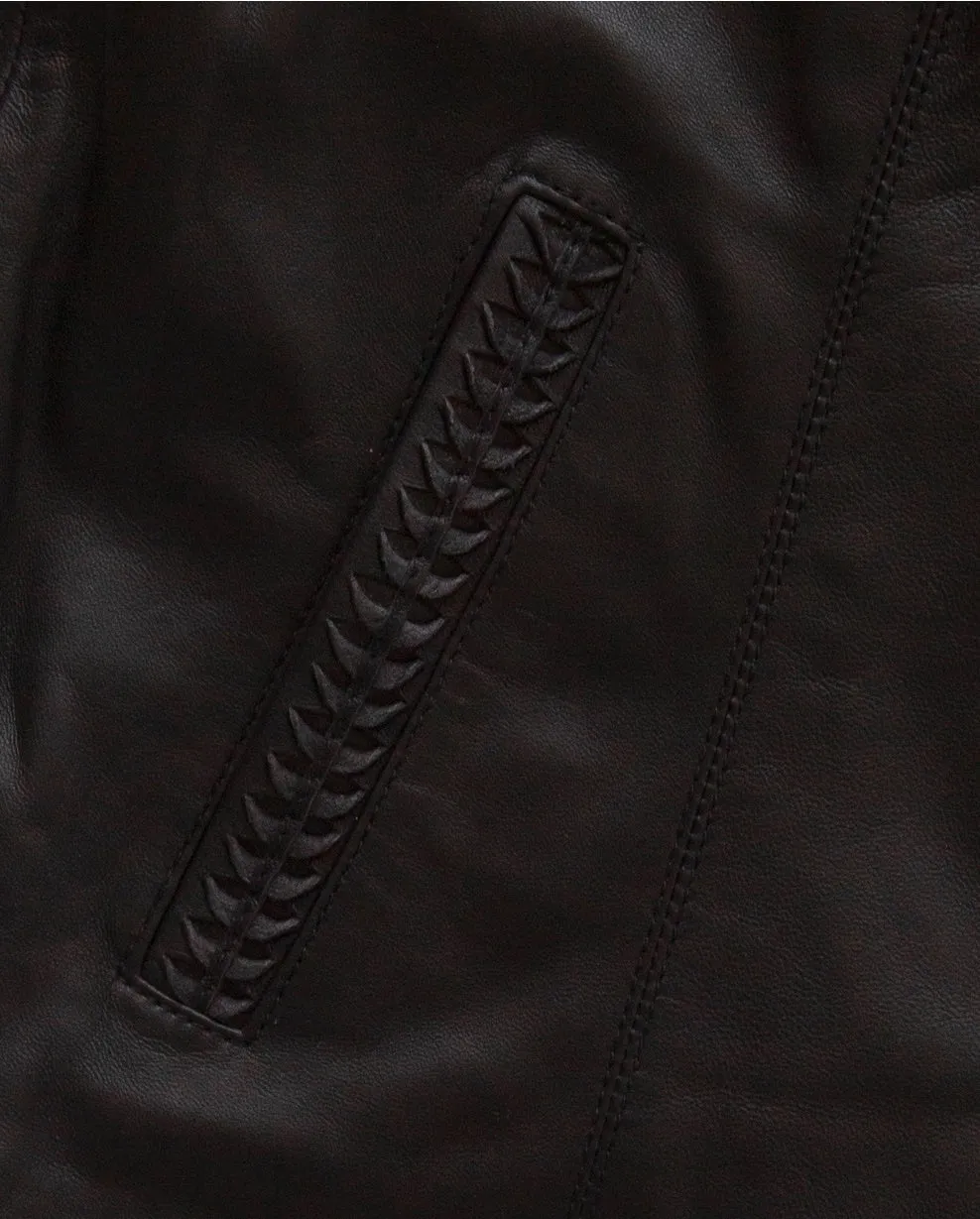 Black Urban Leather Jacket