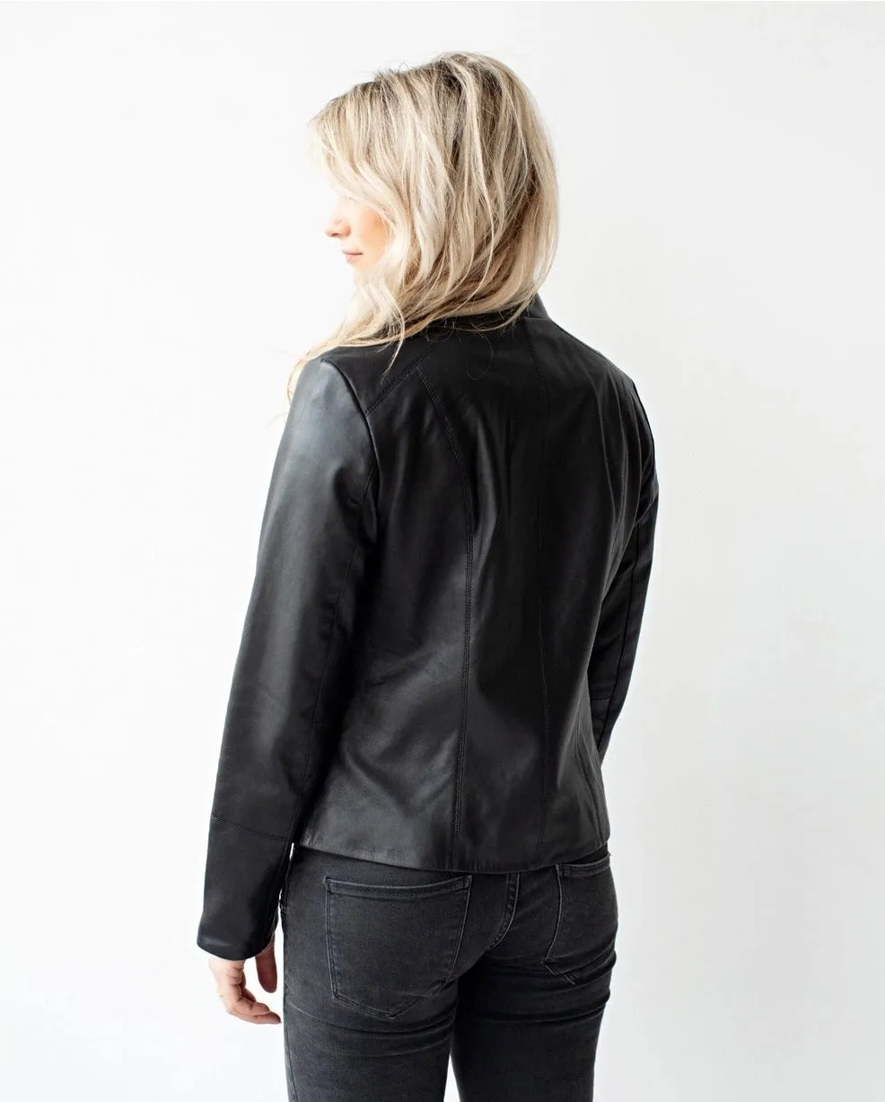 Black Urban Leather Jacket