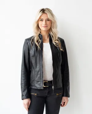 Black Urban Leather Jacket