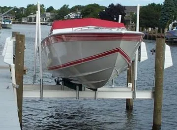 Boat Lift Distributors SS 6,000 LB Beamless Boat Lift | Storm Surge | Wireless Remote