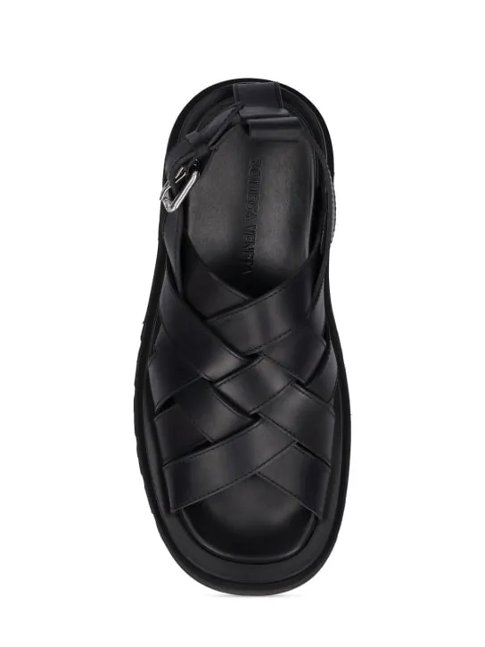 Bottega Veneta   55mm Lug strap leather sandals 