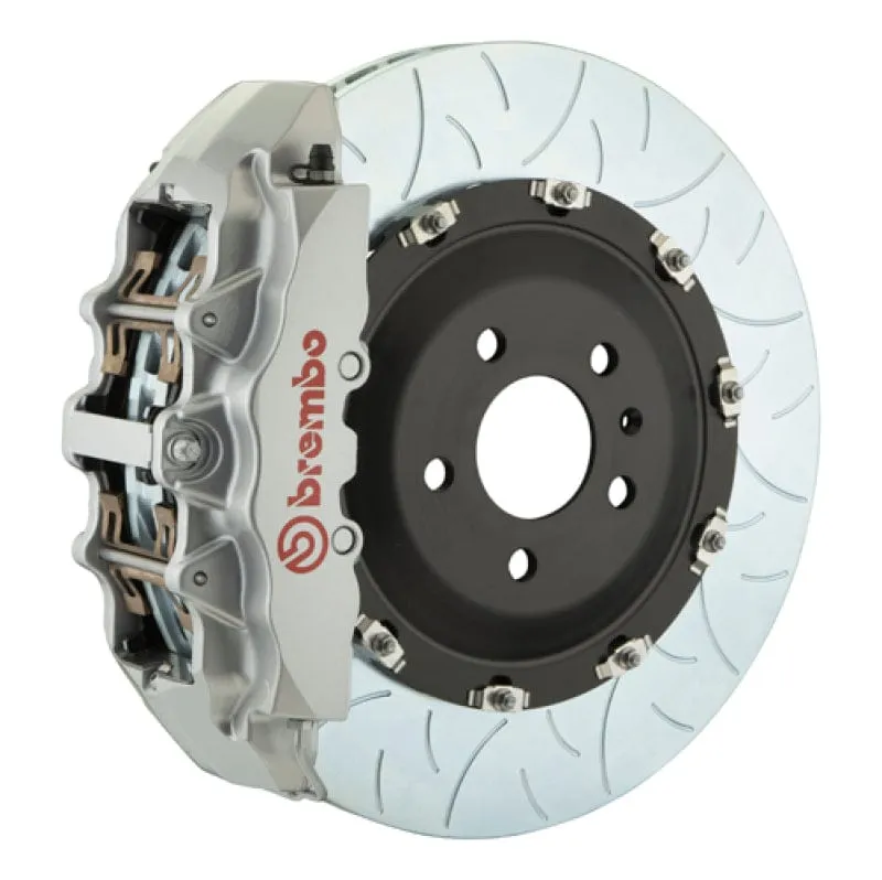 Brembo 18  Wrangler/20  Gladiator Fr GT BBK 6Pist Cast 2pc 380x34 2pc Rotor Slotted Type3-Silver