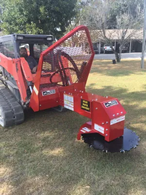 Brown 180 Hydraulic Rotator Tree Saw SSL 20GPM-42GPM | For Skid Steer