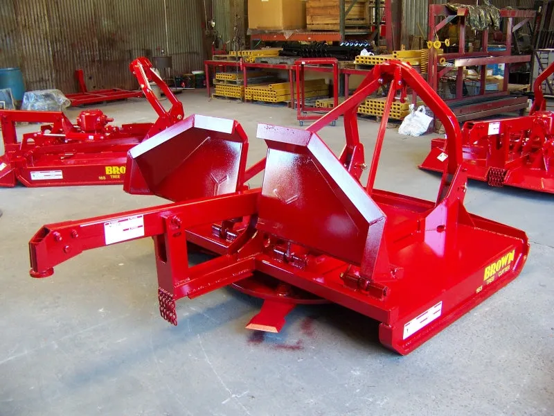 Brown 5' & 6' Tree Cutter  540 & 1000 RPM |165HP & 240HP Gear Box | 60-100HP For Tractor