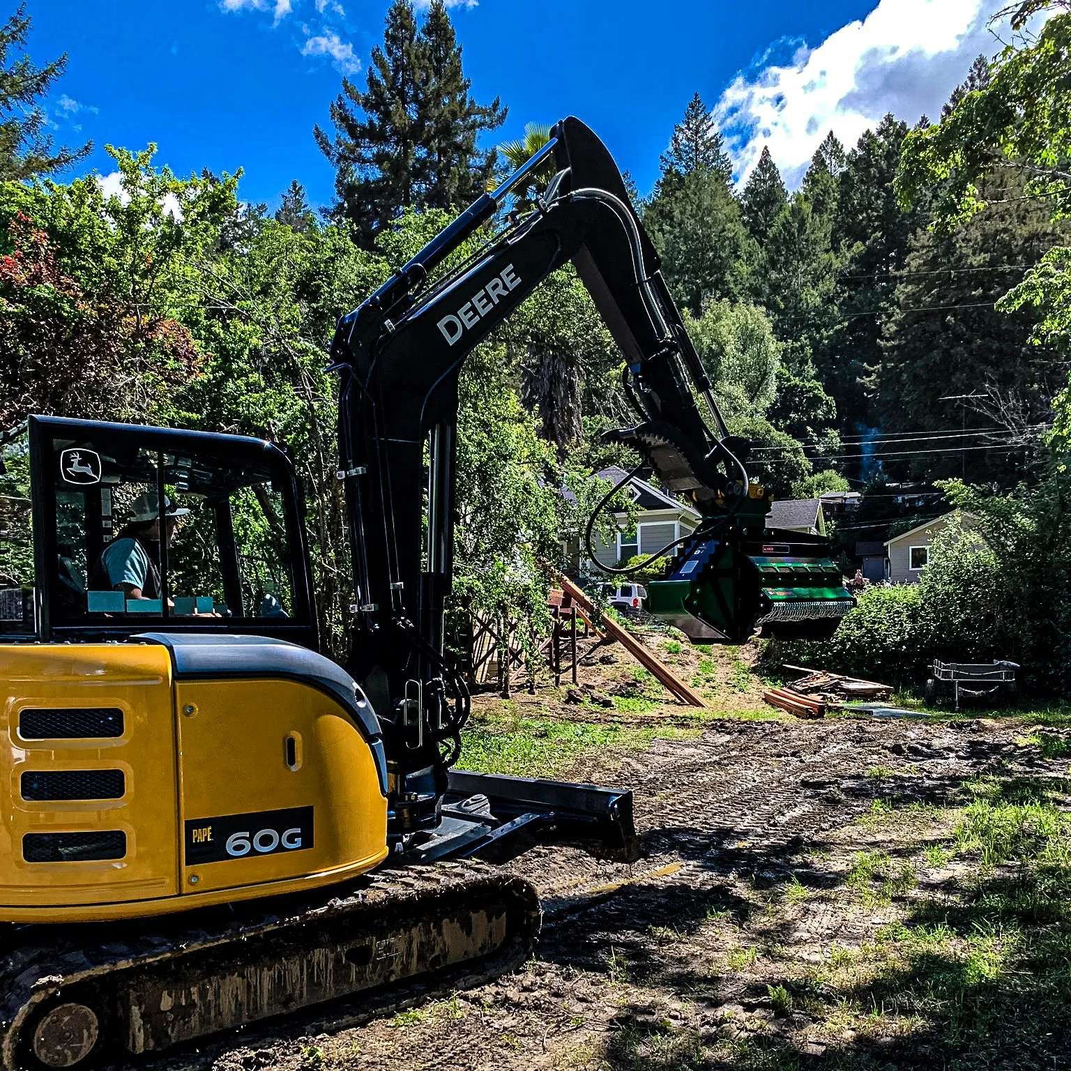 Brush-Hound 30EX Heavy Duty Flail Brush Mower Shredder | 30" Cutting Width For Excavator