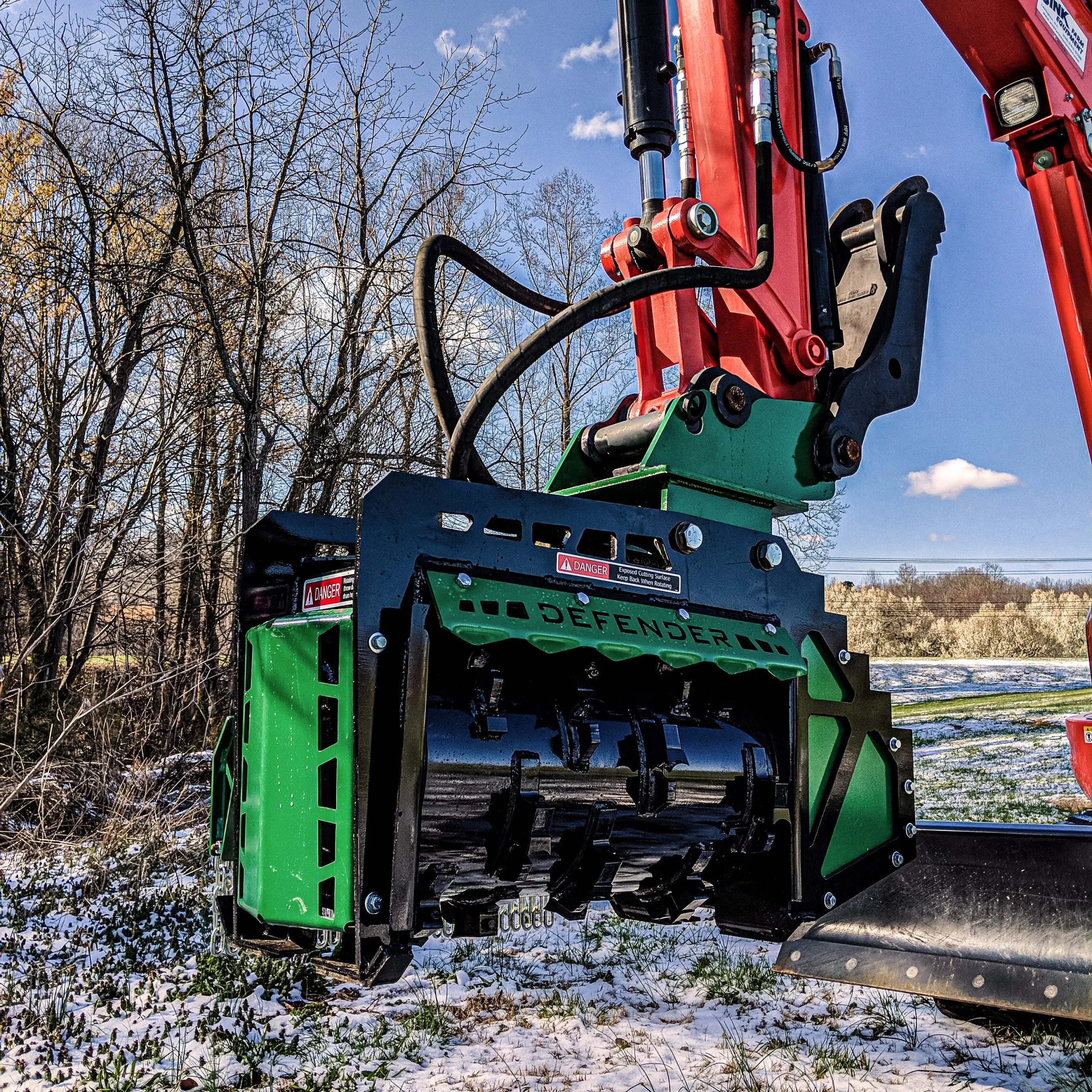 Brush-Hound FX26 Forestry Defender Mulcher | 26" Cutting Width For Excavator