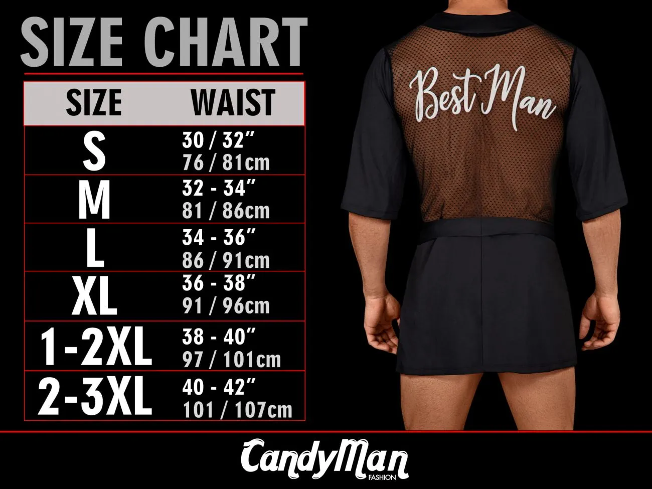 CandyMan Gladiator Bodysuit